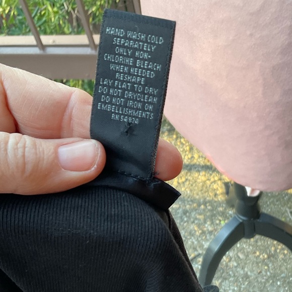 🔵 The Limited black vintage cotton sleeveless top tank sparkle cluster, S - Picture 8 of 8